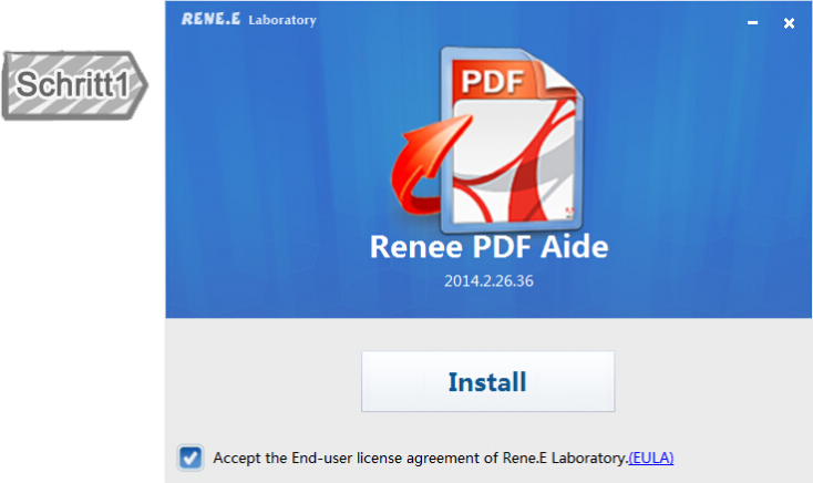 Vor Installierung von Renee PDF aide