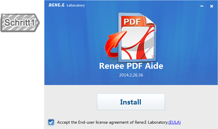 Bevor Installierung von Renee PDF Aide