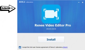 Renee Video Editor Pro installieren