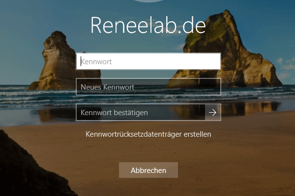 Lösung: Windows 10 Kennwort abgelaufen - Rene.E Laboratory