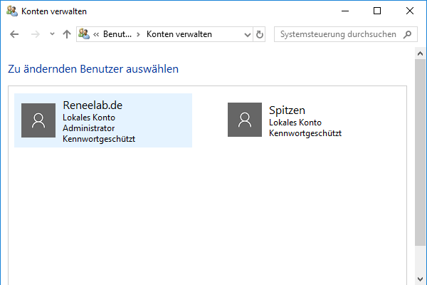 Das Primäre Konto Kann Nur Entfernt Werden Anleitung: Windows 10 Microsoft Konto entfernen - Rene.E Laboratory