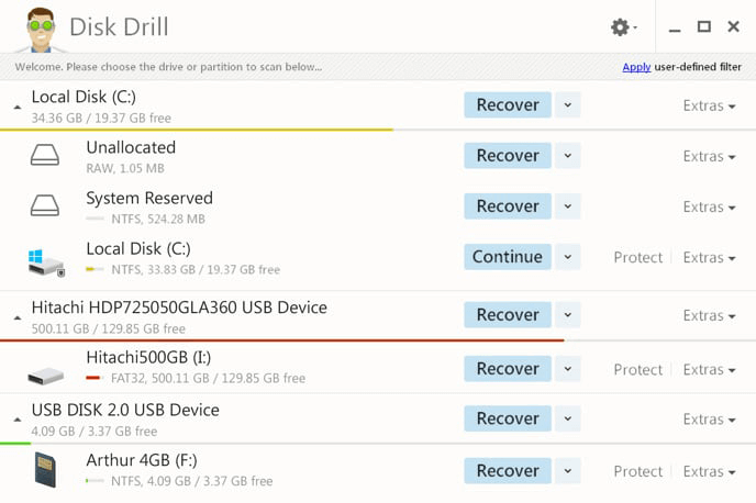 Micro SD Karte wiederherstellen Disk Drill